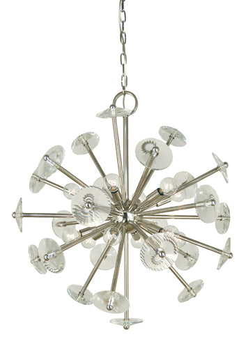 Framburg - 4815 PN - 12 Light Chandelier - Apogee - Polished Nickel