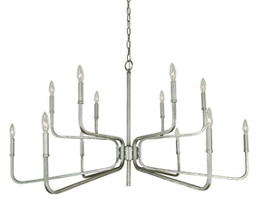 Framburg - 5484 SP - 12 Light Chandelier - Heidleberg - Satin Pewter