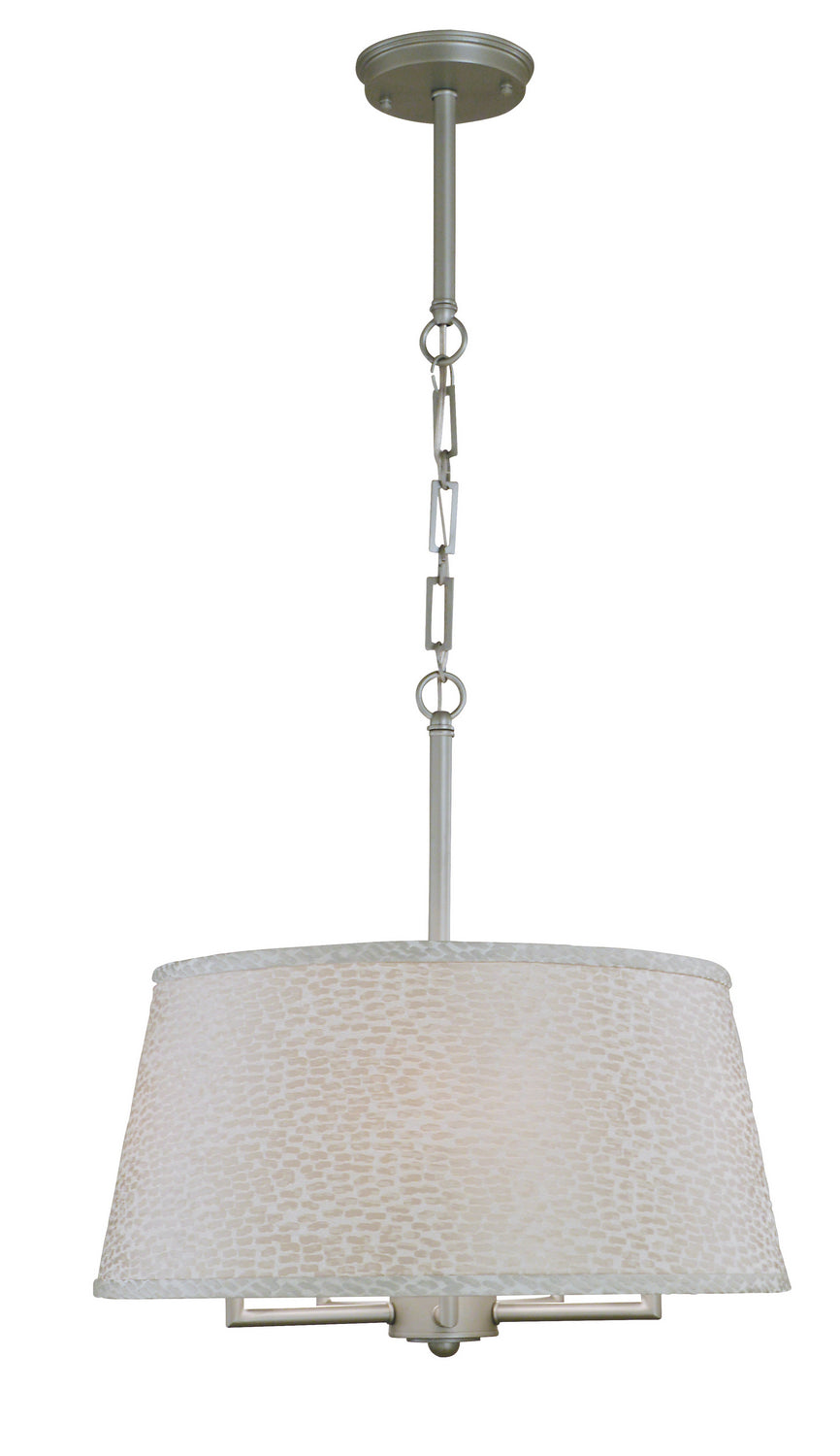 Framburg - 5545 SP - Five Light Chandelier - Cosmopolitan - Satin Pewter