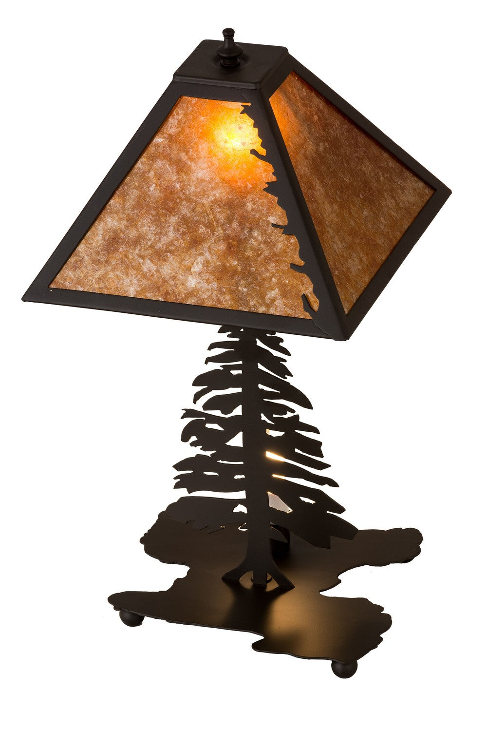 Meyda Tiffany - 165588 - Two Light Table Lamp - Leaf Edge - Oil Rubbed Bronze