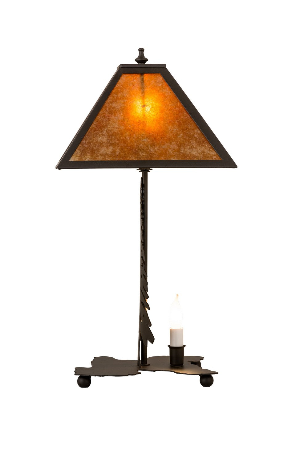 Meyda Tiffany - 165588 - Two Light Table Lamp - Leaf Edge - Oil Rubbed Bronze