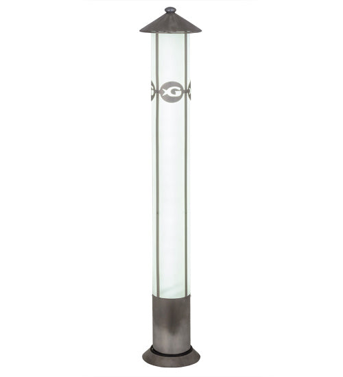 Meyda Tiffany - 167298 - LED Bollard Pillar Landscape Fixture - Georgia Aquarium - Statuario Idalight