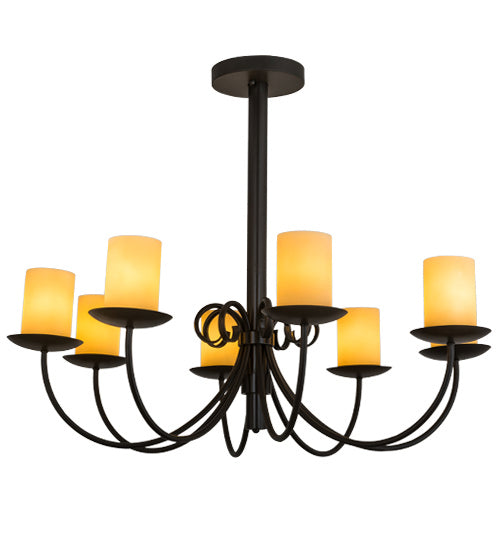 Meyda Tiffany - 168314 - Eight Light Chandelier - Atria - Timeless Bronze