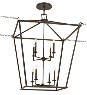 Meyda Tiffany - 168937 - Eight Light Pendant - Kitzi - Timeless Bronze