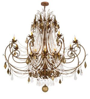 Meyda Tiffany - 169772 - 16 Light Chandelier - Minuet - Autumn Leaf