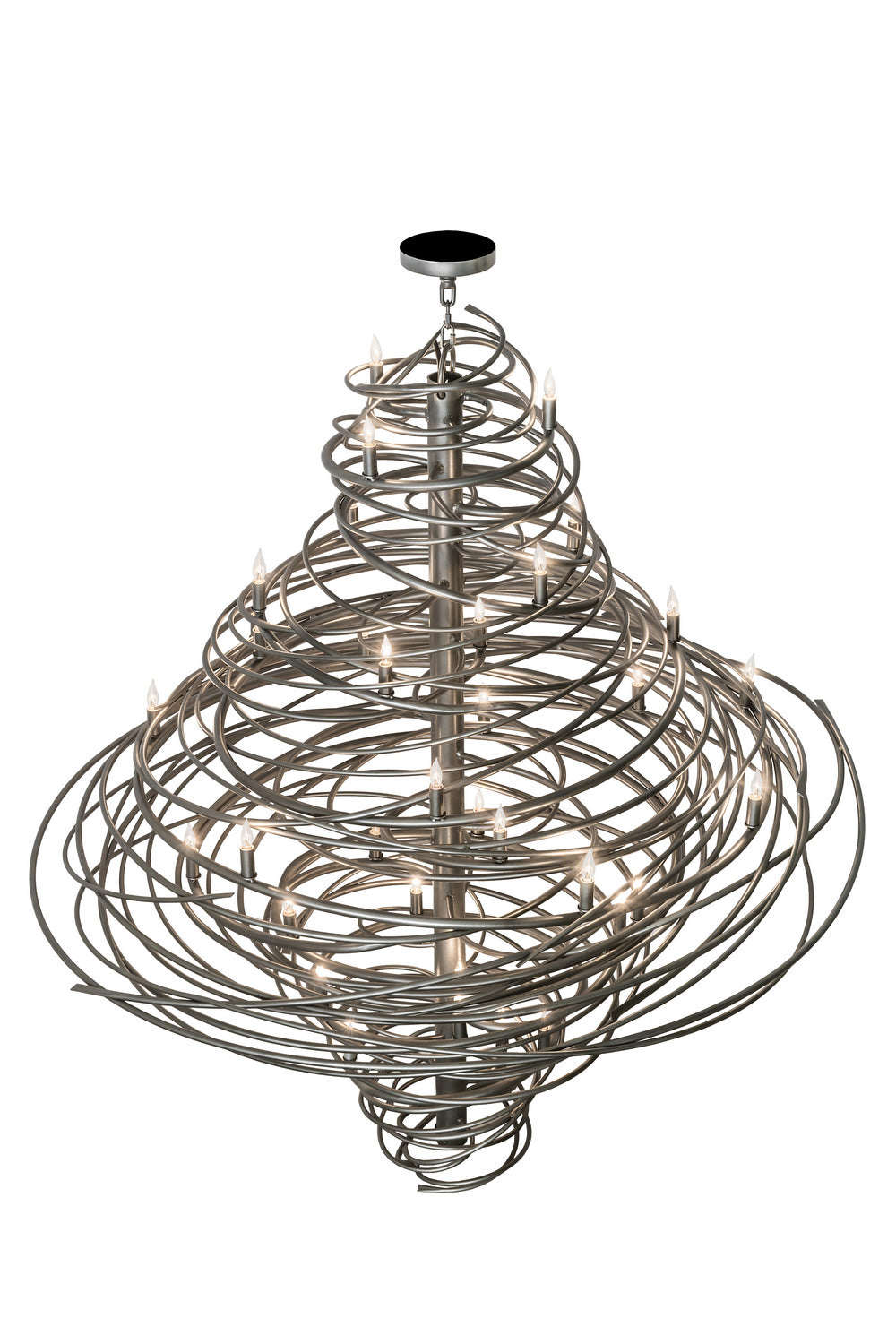 Meyda Tiffany - 172410 - 36 Light Chandelier - Cyclone - Pewter