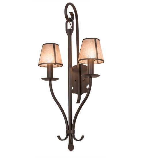 Meyda Tiffany - 173510 - Two Light Wall Sconce - Nehring - Cafe Noir