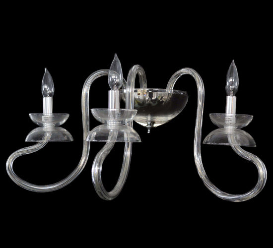 Meyda Tiffany - 174424 - Three Light Wall Sconce - Mare & Foal At Dawn - Chrome,Crystal