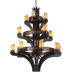 Meyda Tiffany - 183607 - 17 Light Chandelier - Castilla - Mahogany Bronze