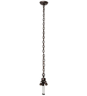 Meyda Tiffany - 190037 - Three Light Pendant Hardware - Mahogany Bronze