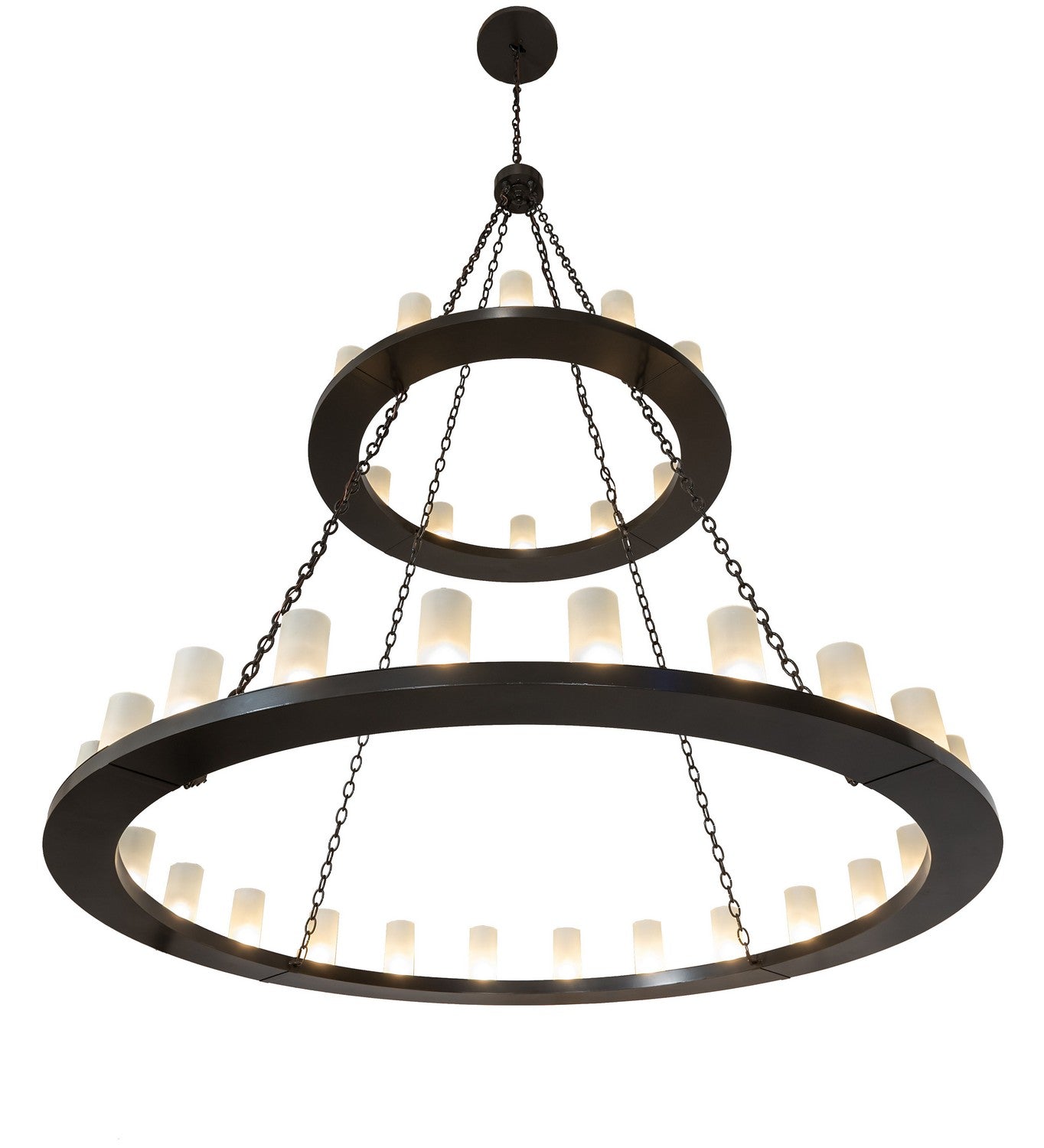 Meyda Tiffany - 190595 - LED Chandelier - Loxley - Timeless Bronze