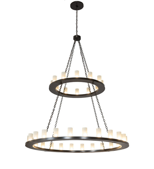 Meyda Tiffany - 190595 - LED Chandelier - Loxley - Timeless Bronze