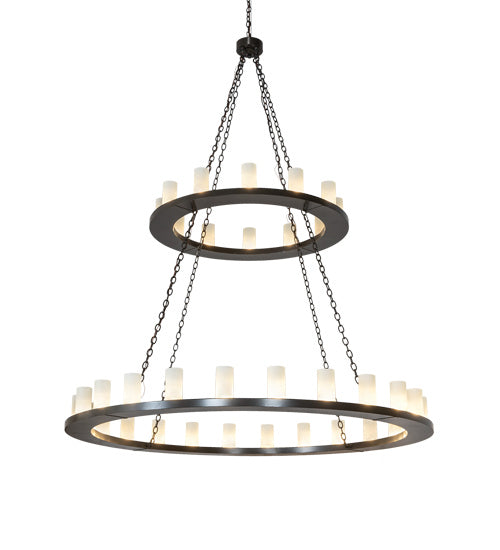 Meyda Tiffany - 190595 - LED Chandelier - Loxley - Timeless Bronze