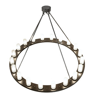 Meyda Tiffany - 190596 - 20 Light Chandelier - Loxley - Timeless Bronze