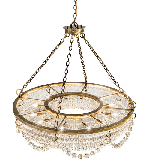 Meyda Tiffany - 192513 - 12 Light Chandelier - Sardinia - Transparent Gold