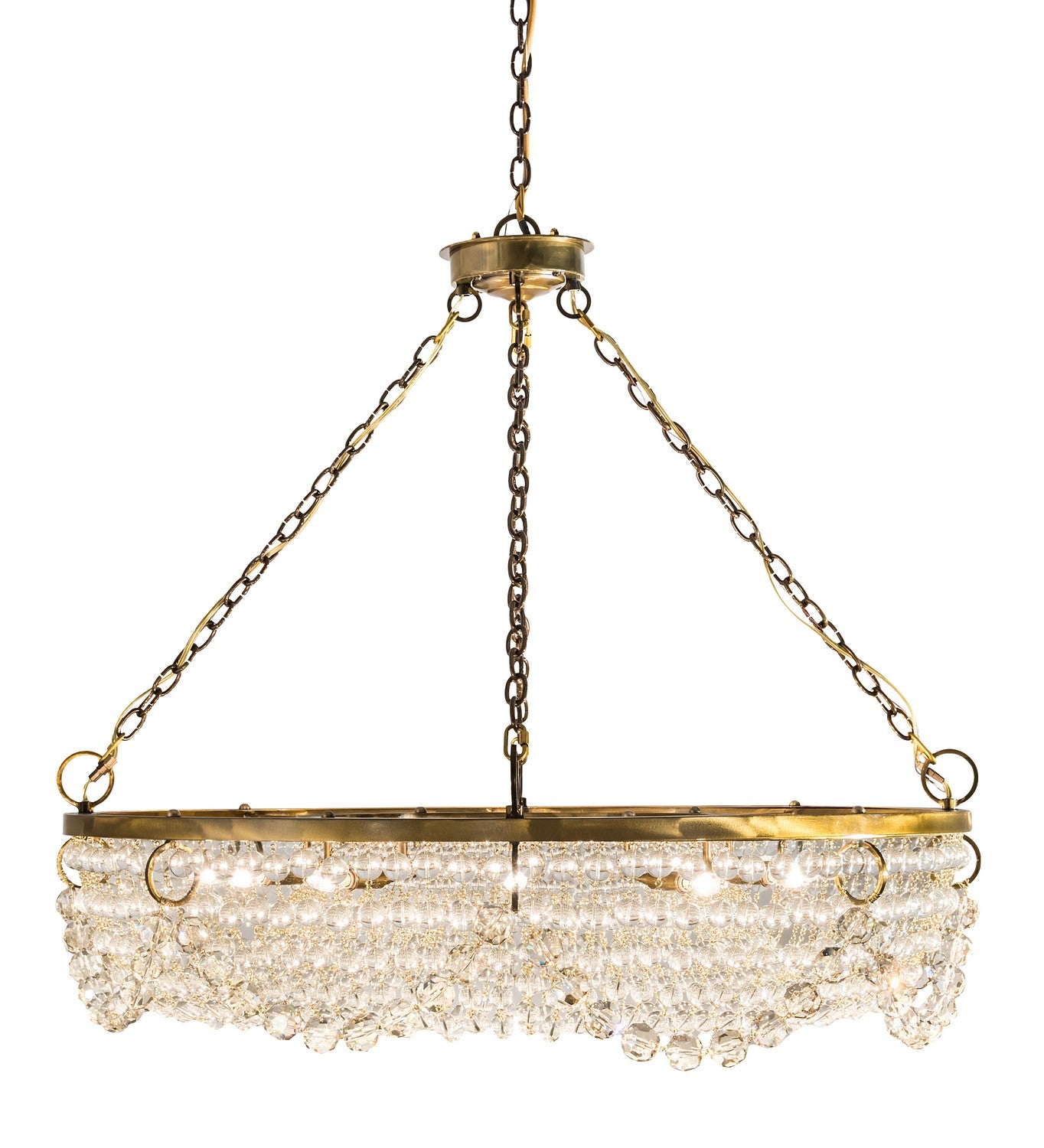 Meyda Tiffany - 192513 - 12 Light Chandelier - Sardinia - Transparent Gold