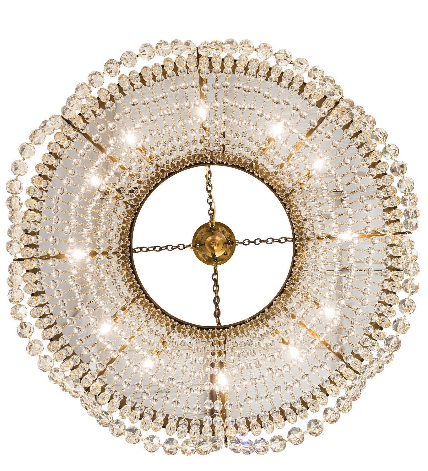 Meyda Tiffany - 192513 - 12 Light Chandelier - Sardinia - Transparent Gold