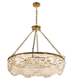 Meyda Tiffany - 192513 - 12 Light Chandelier - Sardinia - Transparent Gold