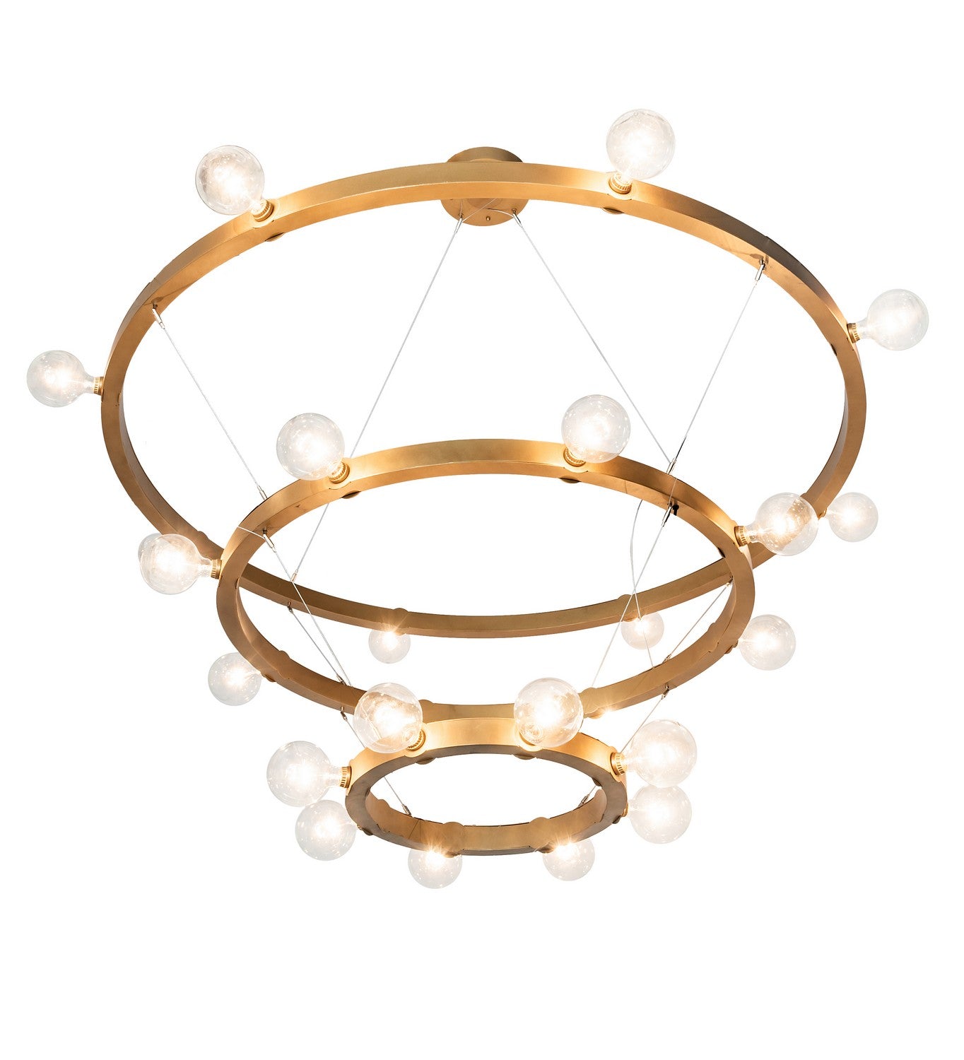 Meyda Tiffany - 194031 - 24 Light Chandelier - Manheim - Gold Metallic