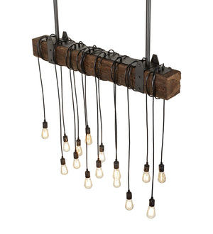 Meyda Tiffany - 198209 - 15 Light Pendant - Alva - Wrought Iron