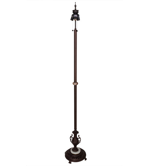 Meyda Tiffany - 19926 - Three Light Floor Base - Urn Handle - Mahogany Bronze