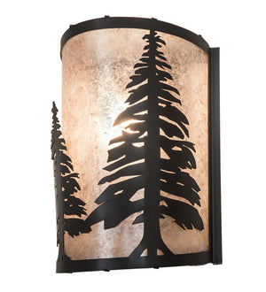 Meyda Tiffany - 200683 - One Light Wall Sconce - Tall Pines - Timeless Bronze