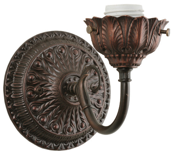 Meyda Tiffany - 20105 - One Light Wall Sconce Hardware - Clover - Mahogany Bronze