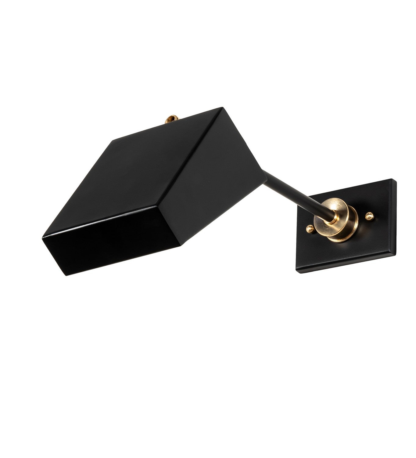 Meyda Tiffany - 201699 - LED Wall Sconce - Platz - Solar Black And Natural Brass