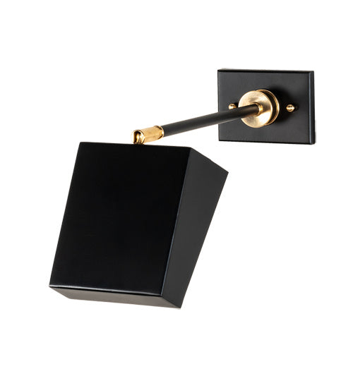 Meyda Tiffany - 201699 - LED Wall Sconce - Platz - Solar Black And Natural Brass