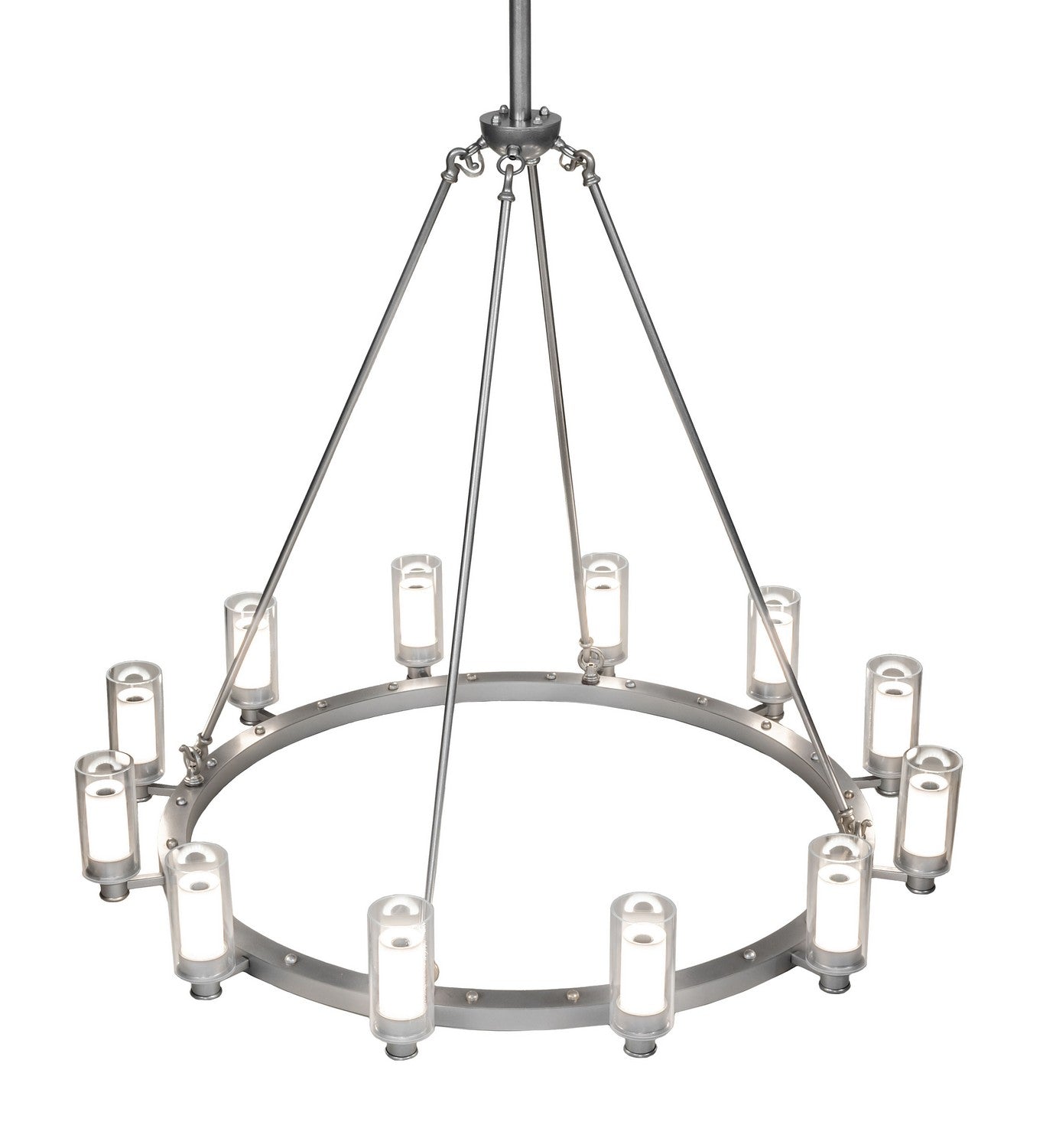 Meyda Tiffany - 203297 - LED Chandelier - Loxley - Sparkle Silver