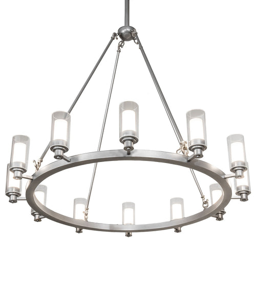 Meyda Tiffany - 203297 - LED Chandelier - Loxley - Sparkle Silver