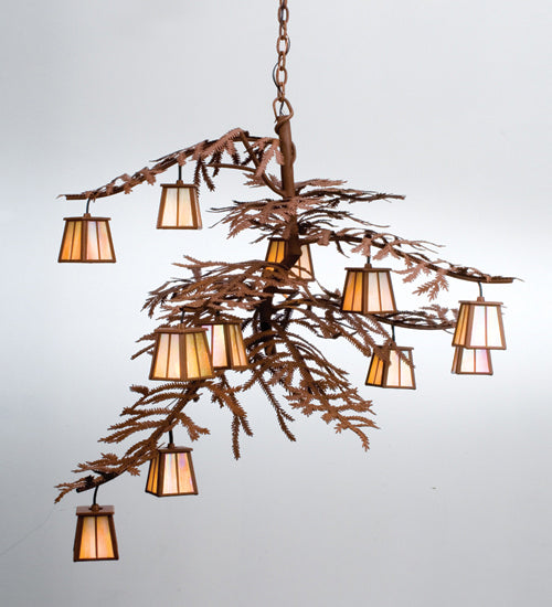 Meyda Tiffany - 205623 - 12 Light Chandelier - Pine Branch - Rust