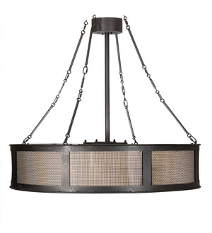 Meyda Tiffany - 212497 - 16 Light Pendant - Telluride Magic - Solar Black And Natural Iron