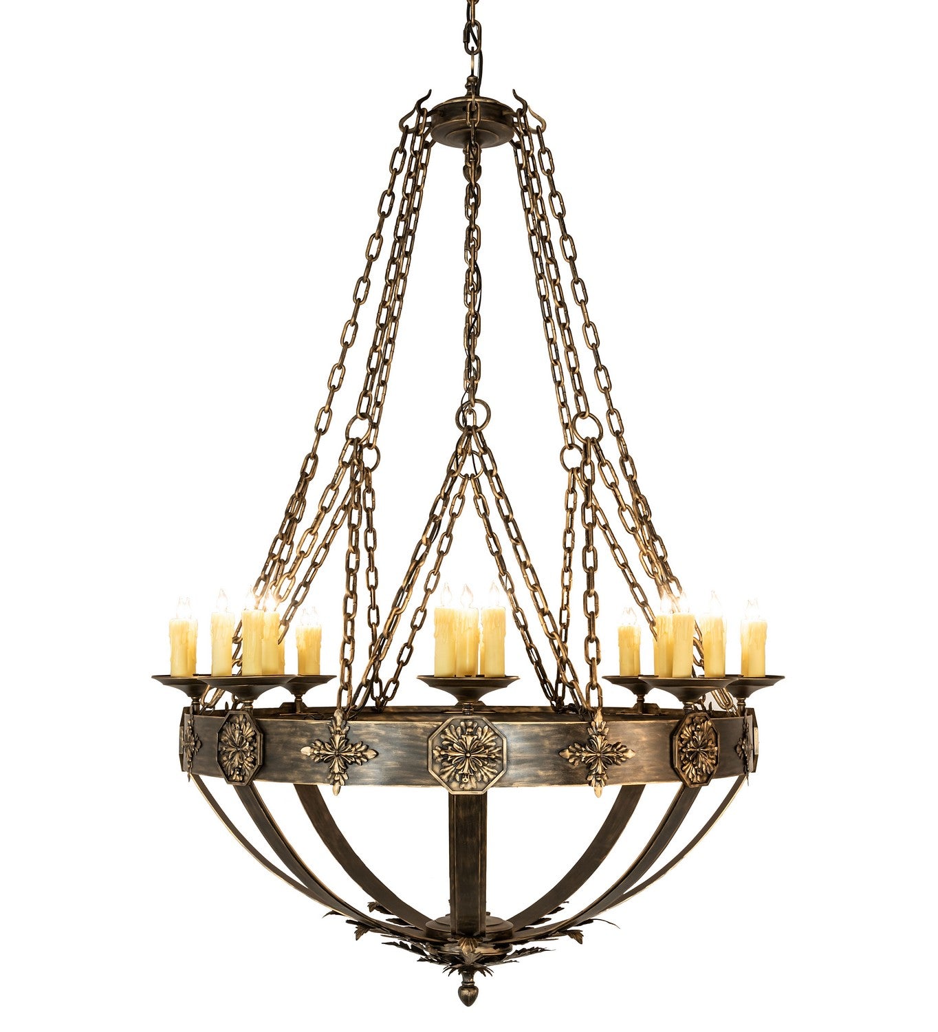 Meyda Tiffany - 212739 - 24 Light Chandelier - Neapolis - Florentine Gold