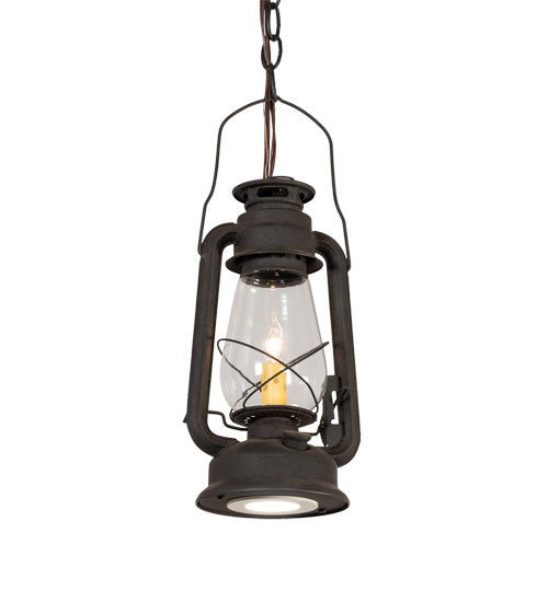 Meyda Tiffany - 212895 - Two Light Mini Pendant - Miners Lantern - Dark Roast