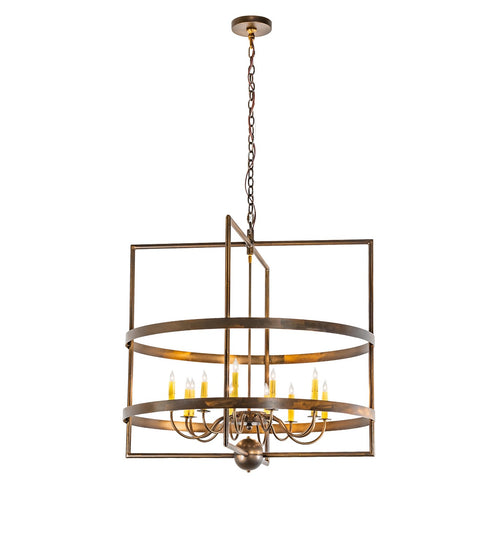 Meyda Tiffany - 213168 - 12 Light Chandelier - Aldari - Antique Copper