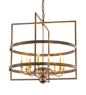 Meyda Tiffany - 213168 - 12 Light Chandelier - Aldari - Antique Copper