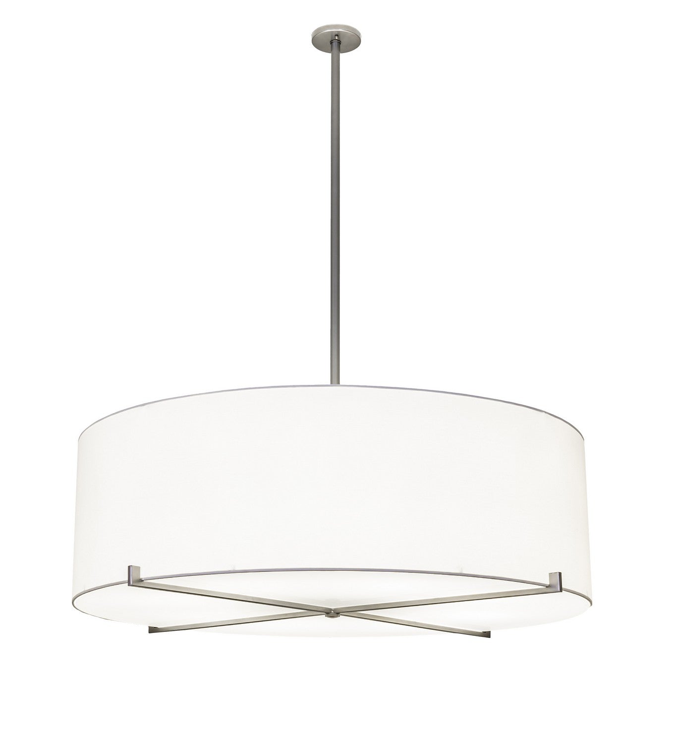 Meyda Tiffany - 214020 - Eight Light Pendant - Cilindro - Nickel