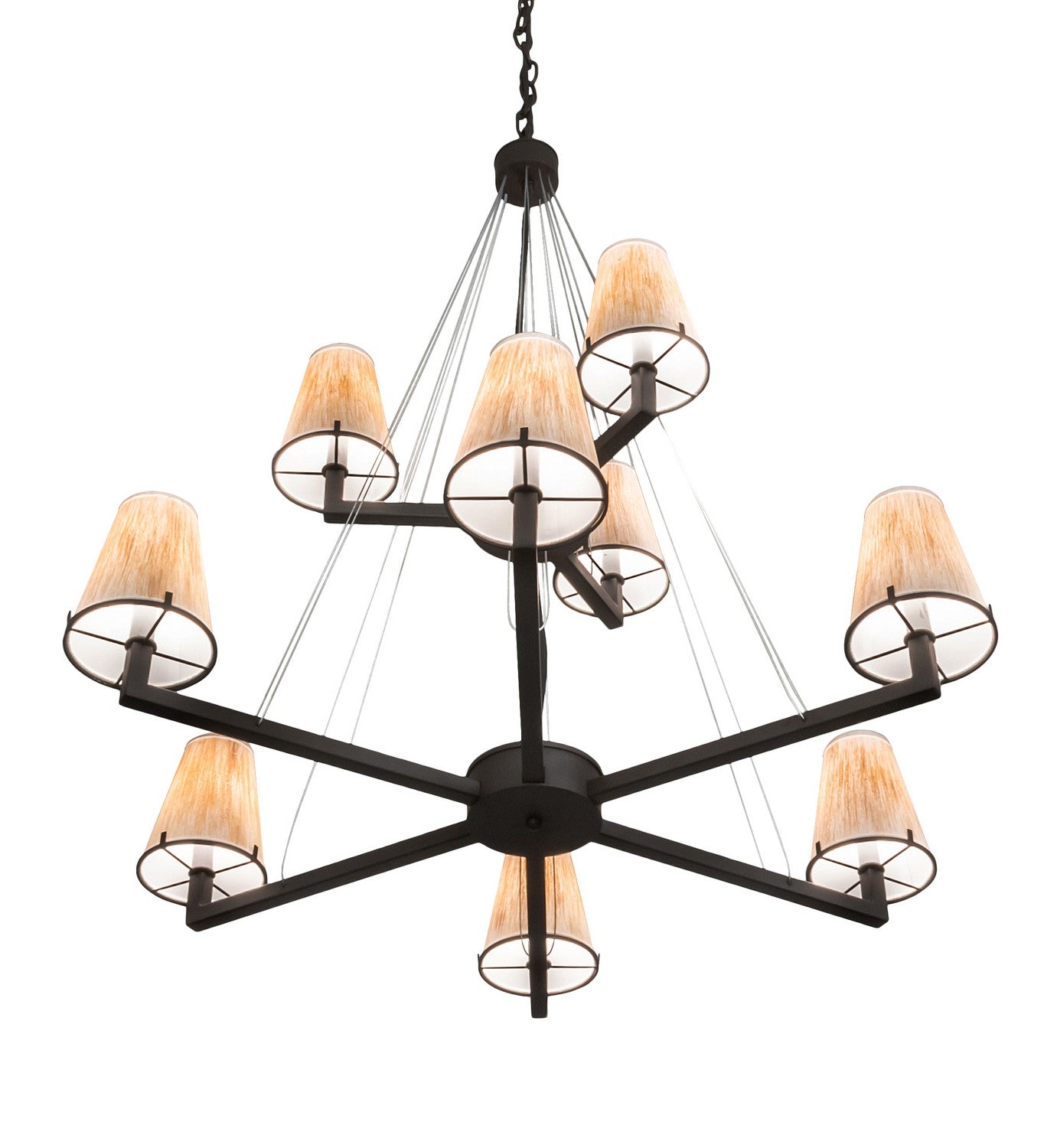 Meyda Tiffany - 214041 - Nine Light Chandelier - St. Lawrence - Oil Rubbed Bronze