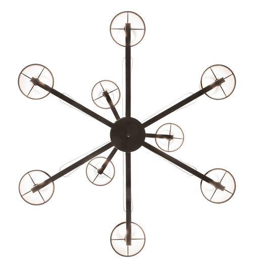 Meyda Tiffany - 214041 - Nine Light Chandelier - St. Lawrence - Oil Rubbed Bronze