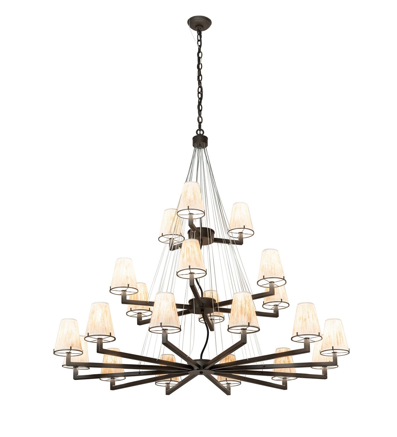 Meyda Tiffany - 214042 - 21 Light Chandelier - St. Lawrence - Oil Rubbed Bronze