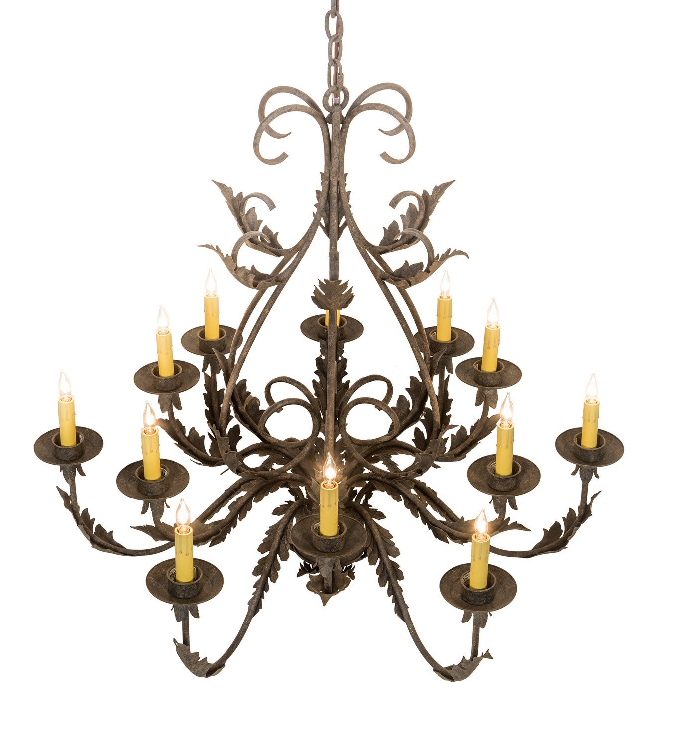 Meyda Tiffany - 215406 - 12 Light Chandelier - French Elegance - Antiquity