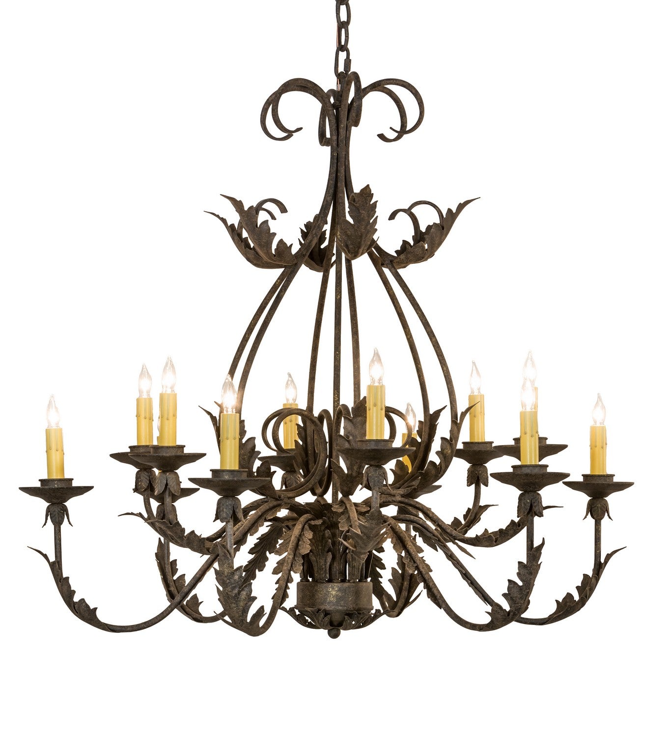 Meyda Tiffany - 215406 - 12 Light Chandelier - French Elegance - Antiquity