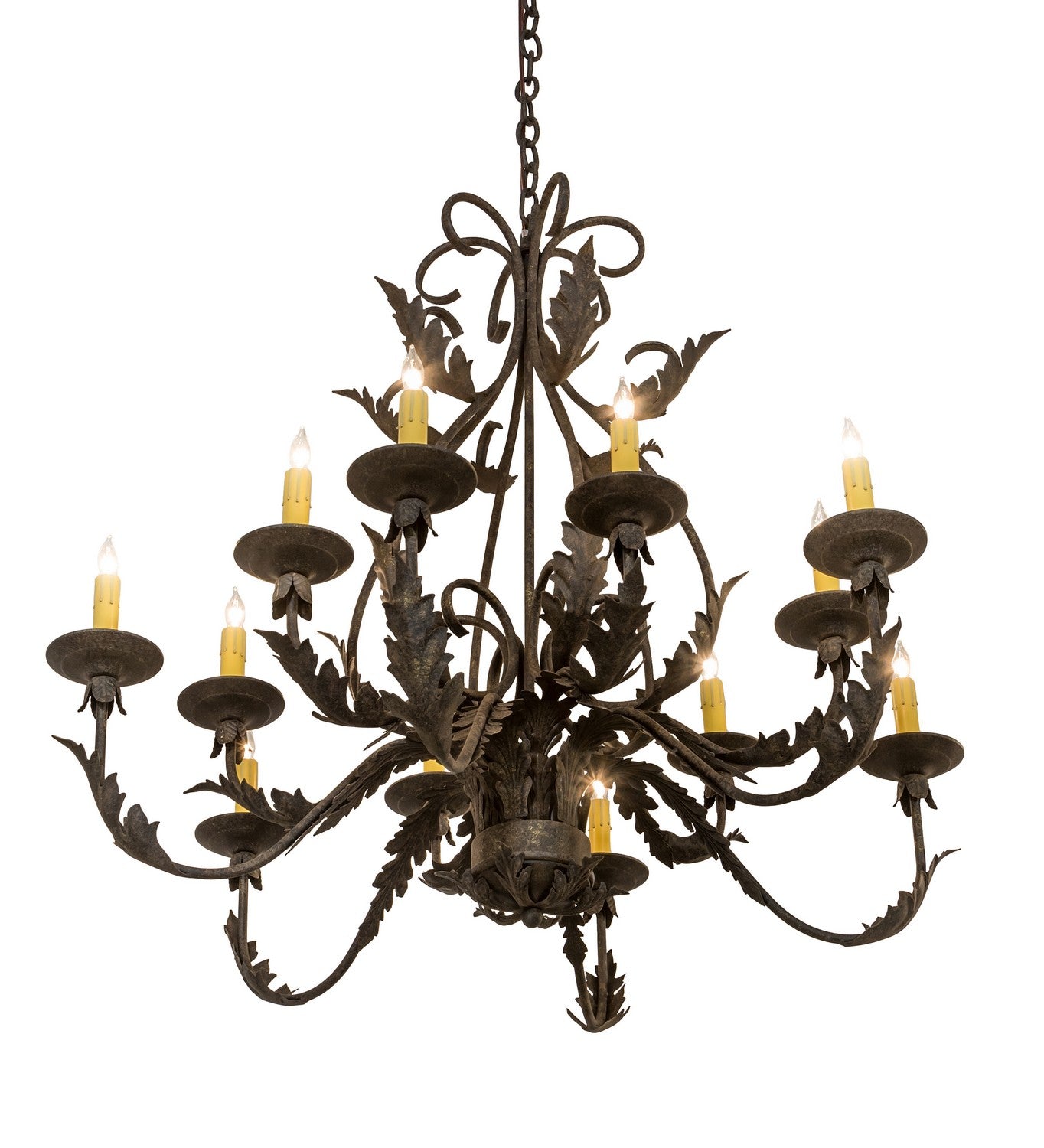 Meyda Tiffany - 215406 - 12 Light Chandelier - French Elegance - Antiquity