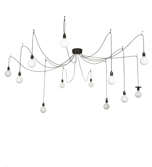 Meyda Tiffany - 215729 - 12 Light Pendant - Castiliolite - Oil Rubbed Bronze