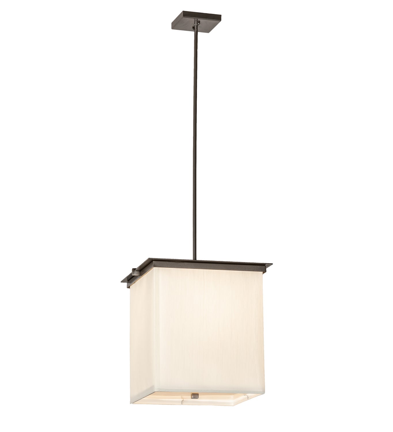 Meyda Tiffany - 216002 - Two Light Pendant - Spalding - Bronze Metallic