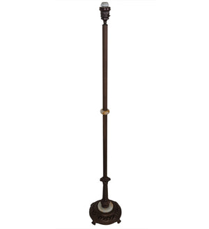 Meyda Tiffany - 21612 - One Light Floor Base - Arc Deco - Mahogany Bronze