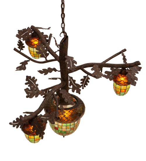 Meyda Tiffany - 216420 - Four Light Chandelier - Acorn Branch