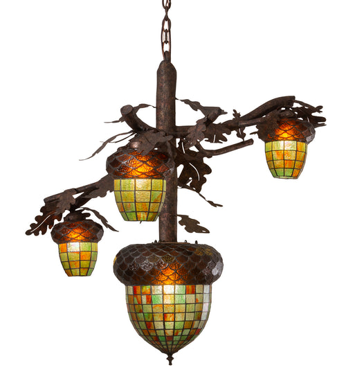 Meyda Tiffany - 216420 - Four Light Chandelier - Acorn Branch