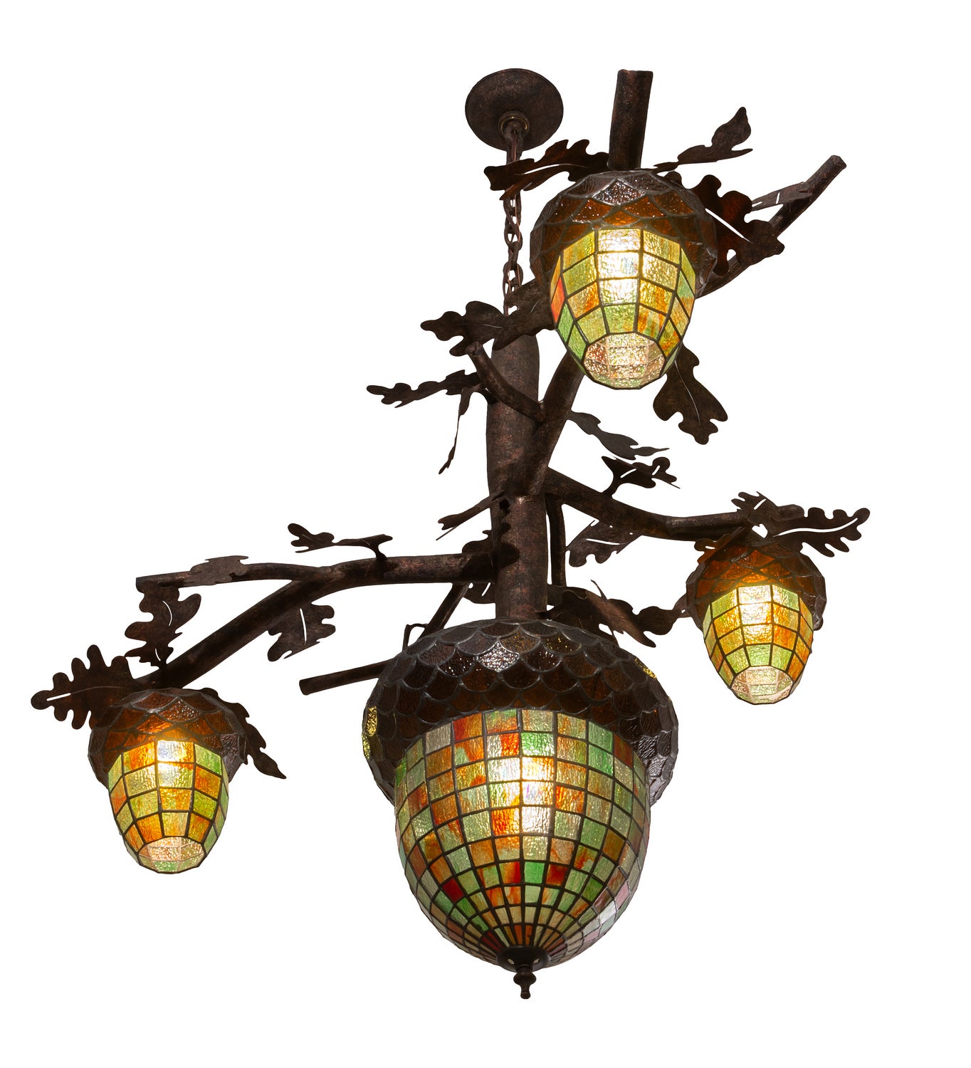 Meyda Tiffany - 216420 - Four Light Chandelier - Acorn Branch